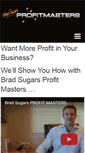 Mobile Screenshot of bradsugarsprofitmasters.com